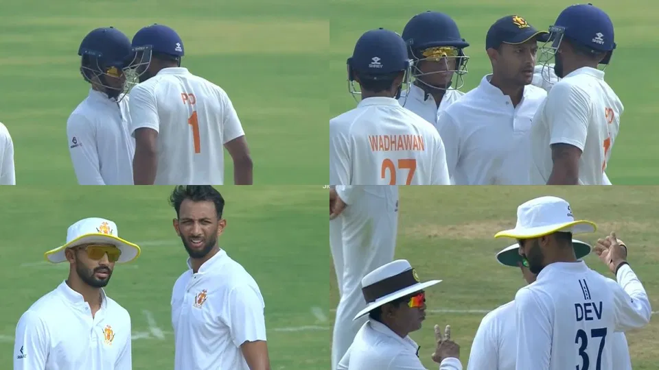 Watch- Paras Dogra Headbutts Karnataka Player, Massive Fight Erupts In Ranji Trophy Final